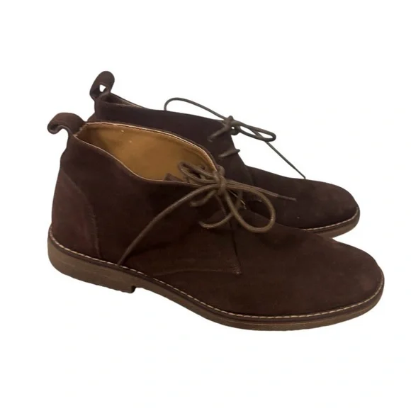 G.H. BASS & Co Pearce brown suede chukka boots men’s shoes size 9.5 D - Picture 13 of 15